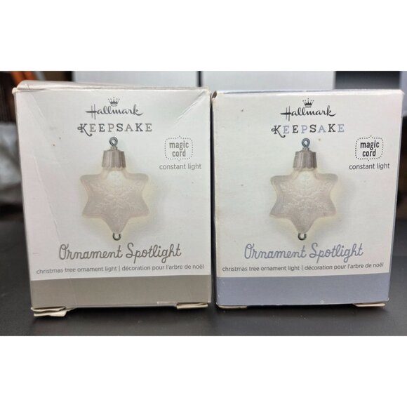 Hallmark Keepsake Ornament Spotlight Star Christmas Tree Light NOS - Picture 4 of 4